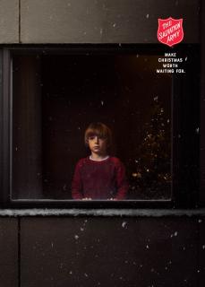 The Salvation Army: A Boy Waiting for Christmas
